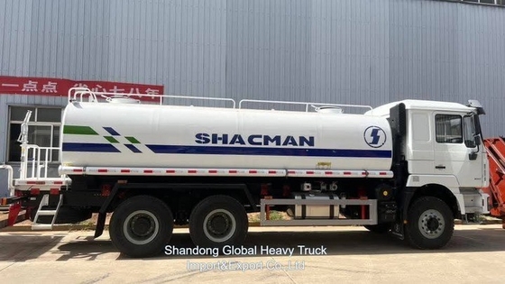 Chauffeur de réservoirs d'eau Shacman 20m3 F2000 6×4 Chauffeur d'arrosage