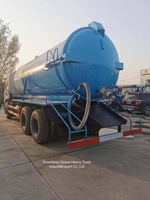 16cbm Shacman Véhicule d'aspiration fécale Cisterne pour les eaux usées Cisterne pour les eaux usées