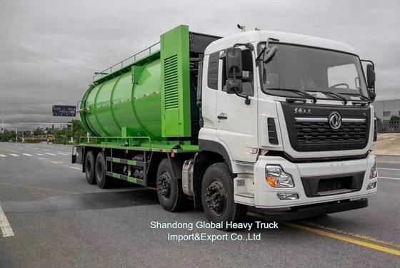 Prix d'usine 8*4 380hp Chariot d'aspiration à eaux usées Dongfeng châssis 18000L réservoir
