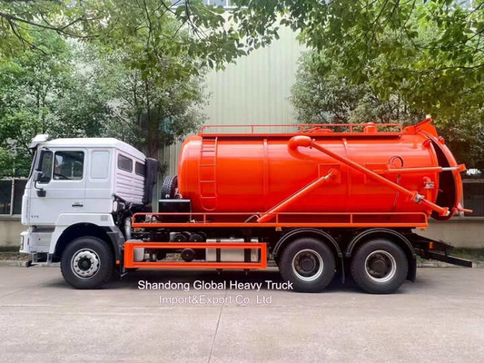 Rhd Shacman F3000 Hydro Excavators combiné égout Vacuum aspiration égout + 4000L d'eau propre