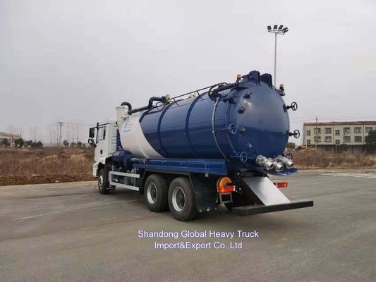 16cbm Shacman Véhicule d'aspiration fécale Cisterne pour les eaux usées Cisterne pour les eaux usées
