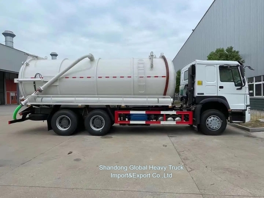 Sinotruk HOWO 6X4 20cbm réservoir d'aspiration d'égouts à vide