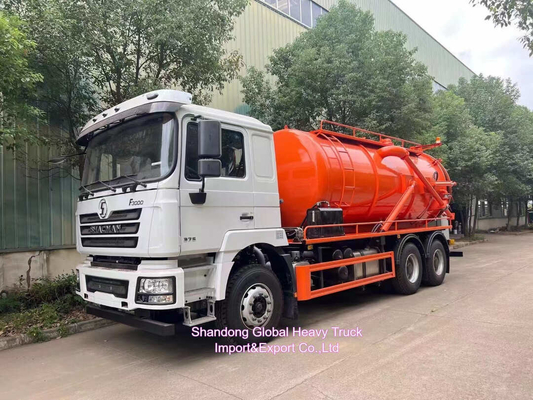 Rhd Shacman F3000 Hydro Excavators combiné égout Vacuum aspiration égout + 4000L d'eau propre