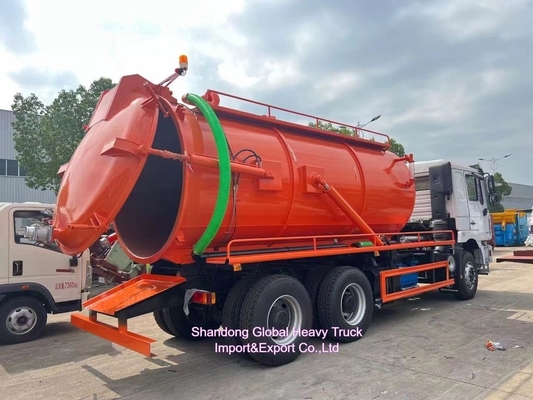 Rhd Shacman F3000 Hydro Excavators combiné égout Vacuum aspiration égout + 4000L d'eau propre