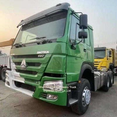 Howo 6x4 camion tracteur utilisé Sinotruk LHD RHD longue distance conduite remorque tête de camion