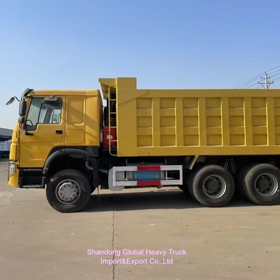 Camion à rouleaux d'occasion de haute qualité HOWO 375 Camion à décharge 6*4 Transmission manuelle