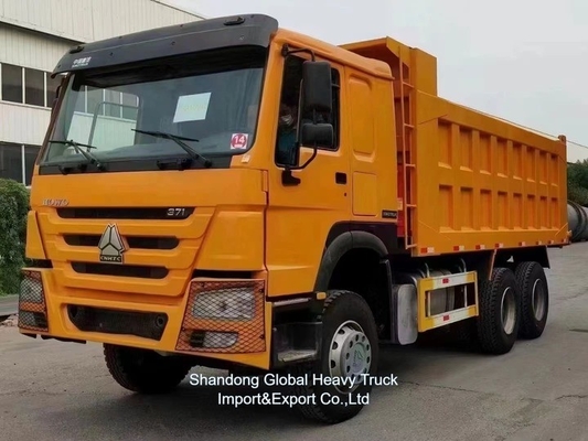 Bonne qualité 371HP 375HP 6*4 10 roues utilisées HOWO camion de décharge camion à bascule pour le marché africain