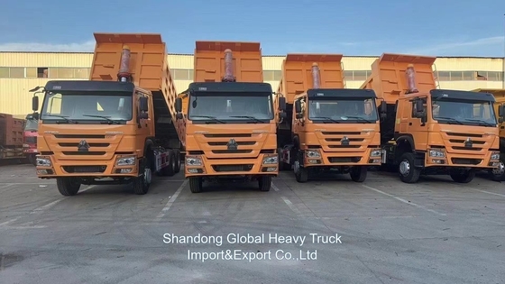 Bonne qualité 371HP 375HP 6*4 10 roues utilisées HOWO camion de décharge camion à bascule pour le marché africain