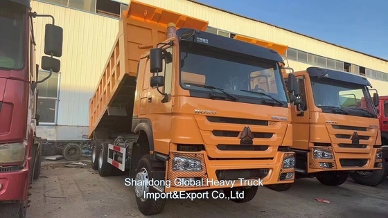 Utilisé Réparé Directeur gauche lourd de type 6X4 HOWO Camion à ordures 10 roues Camion à ordures
