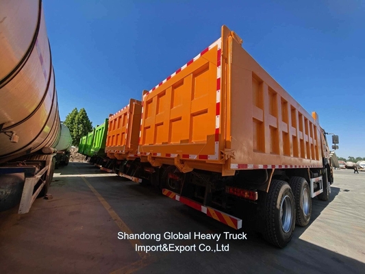Bonne qualité 371HP 375HP 6*4 10 roues utilisées HOWO camion de décharge camion à bascule pour le marché africain