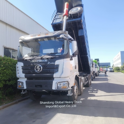 Camions benne Shacman haute performance pour mines 8*4 f3000 371/380/400/430CV Euro 2