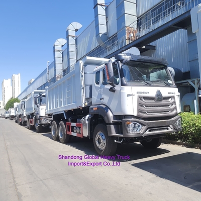 12 roues Hohan utilisé Sinotruk HOWO 8X4 Ex N Nx camion à décharge 371HP 380HP