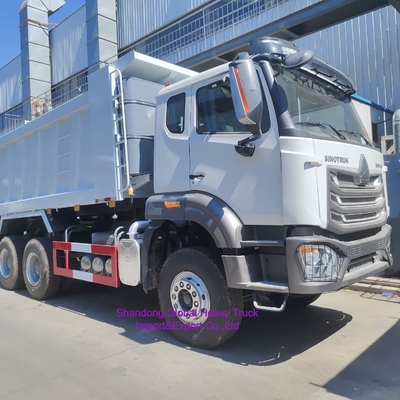 12 roues Hohan utilisé Sinotruk HOWO 8X4 Ex N Nx camion à décharge 371HP 380HP