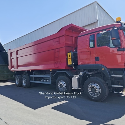 Sinotruk / HOWO Sitrak F3000 A7 371CV 8X4 6X4 Tracteur Benne Basculante Manuelle Camion d'Occasion