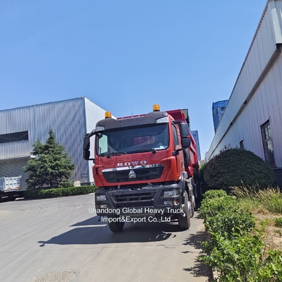 Sinotruk / HOWO Sitrak F3000 A7 371CV 8X4 6X4 Tracteur Benne Basculante Manuelle Camion d'Occasion