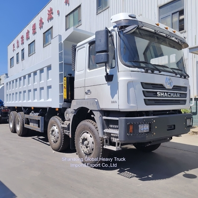 Shacman 30m3 Largo Box 8X4 12 roues camionneur à décharge lourd 400HP moteur diesel Nouveau camion à bascule