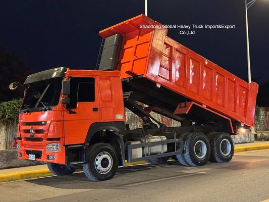 Camion à décharge HOWO 6X4 d'occasion 371, 375 336 ch 10 roues 30 tonnes