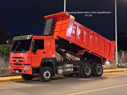 Camion à décharge HOWO 6X4 d'occasion 371, 375 336 ch 10 roues 30 tonnes