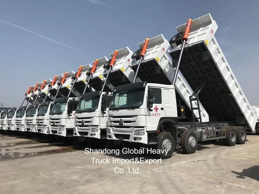 Camion benne HOWO 371ch 380ch d'occasion, très vendu à l'international, 35 tonnes