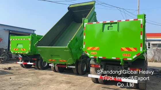 Camion benne basculante robuste Sinotruk HOWO 6X4/8X4 A7/T7 10/12 roues 371 ch 18-25 m³ d'occasion