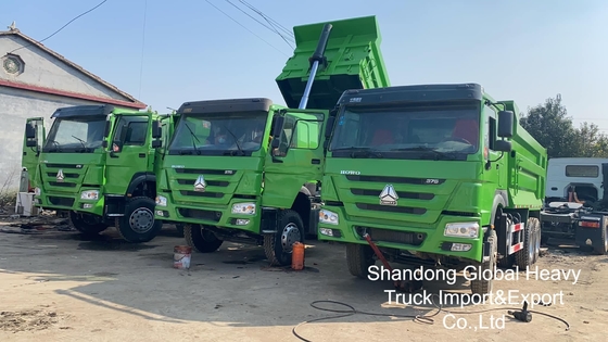 Camion benne basculante robuste Sinotruk HOWO 6X4/8X4 A7/T7 10/12 roues 371 ch 18-25 m³ d'occasion