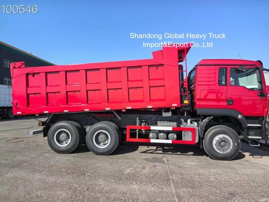 HOWO 8x4 Truck à bascule lourd avec moteur de 420 ch, châssis 8x4 renforcé et carrosserie de chargement en acier à haute résistance pour l'exploitation minière en Tanzanie
