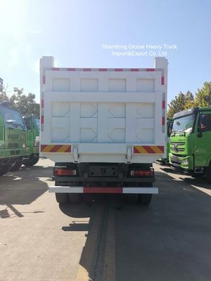 Shacman 8×4 camion-décharge avec moteur 420HP et corps en acier haute résistance pour l'exploitation minière en Zambie