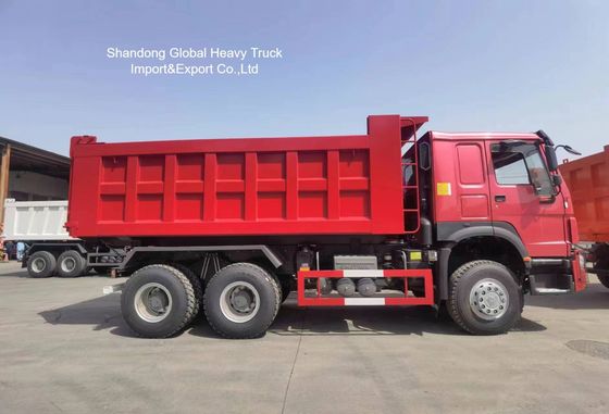 Truc de décharge lourd HOWO 8×4 avec moteur 420HP et châssis renforcé pour l'exploitation minière en Tanzanie