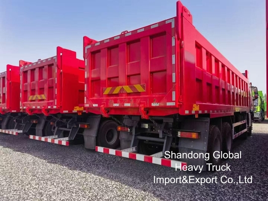 Marque originale chinoise HOWO / Shacman 380ch/371ch 6X4 8X4 10/12 roues Camion benne minière
