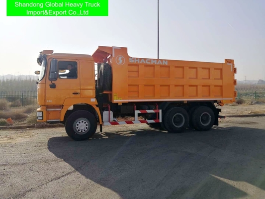 Nouveau ou d'occasion Shacman Dump Truck 6x4 Dumpper avec Euro 2 Émission 10 Transmission vers l'avant et 8329x2490x3450mm Spécification