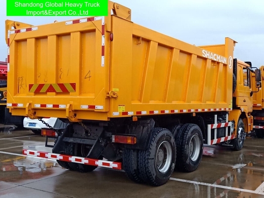 Nouveau ou d'occasion Shacman Dump Truck 6x4 Dumpper avec Euro 2 Émission 10 Transmission vers l'avant et 8329x2490x3450mm Spécification
