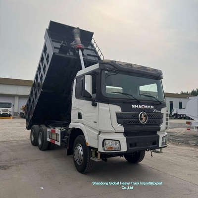 Camion benne Shacman X3000 6×4 flambant neuf avec moteur de 380-420CV et une charge utile de 30-35 tonnes pour la construction lourde