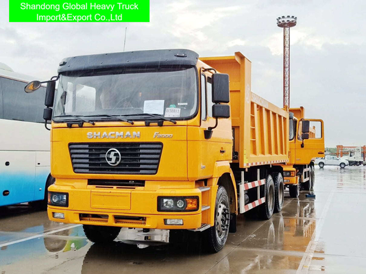 Nouveau ou d'occasion Shacman Dump Truck 6x4 Dumpper avec Euro 2 Émission 10 Transmission vers l'avant et 8329x2490x3450mm Spécification