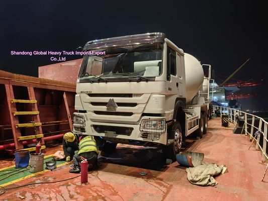 6×4 SDEC Camion de mélangeur de béton 12m3 380HP pour la construction