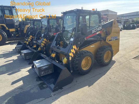 XCMG XC740K chargeuse à roues compacte et maniable avec norme d'émission Euro 5 et polyvalence multifonctionnelle