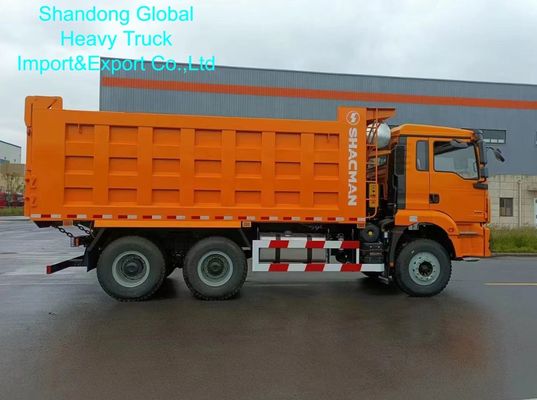 Tout nouveau camion de décharge lourd Shacman F3000 avec une charge utile de 30 à 50 tonnes, un moteur Weichai de 380 ch et une boîte de vitesses FAST à 12 vitesses.