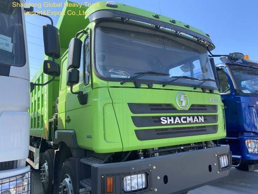 Camion benne poids lourd Shacman F3000 8x4 12 roues, capacité de charge 35-40 tonnes et volume de 25-30 m³