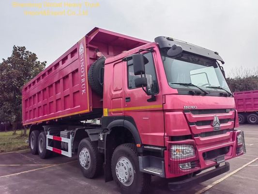 Camion de décharge HOWO lourd 400 ch 35-40 tonnes Capacité 8600 × 2300 × 1500 mm Boîte de chargement