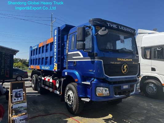 Camion benne poids lourd Shacman F3000 8x4 12 roues, capacité de charge 35-40 tonnes et volume de 25-30 m³