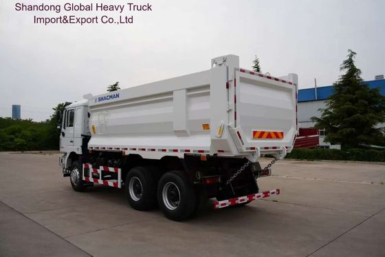 Shacman F3000 camionneur de décharge lourd avec boîte de vitesses manuelle FAST à 12 vitesses MAN 16T essieux arrière et réservoir en alliage d'aluminium de 400L