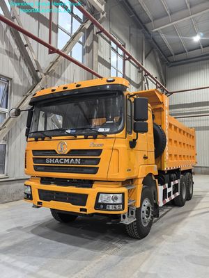 Camion benne poids lourd Shacman F3000 avec moteur Weichai 380HP, boîte manuelle FAST à 12 vitesses et châssis renforcé