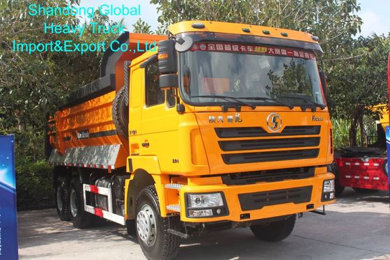Camion benne Shacman F3000 avec moteur 400 CV et norme d'émission Euro 3, entraînement 6x4 pour exploitation minière intensive