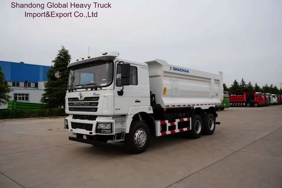 Shacman F3000 camionneur de décharge lourd avec boîte de vitesses manuelle FAST à 12 vitesses MAN 16T essieux arrière et réservoir en alliage d'aluminium de 400L