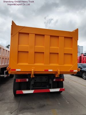 Camion benne HOWO 6×4 avec réservoir de carburant de 300 à 600L, siège à suspension pneumatique et conduite à gauche/droite pour transport lourd