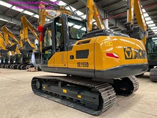 Excavatrice à chenilles de construction minière Xe155D 15 tonnes, très demandée et de haute qualité, avec accessoire, niveau 2