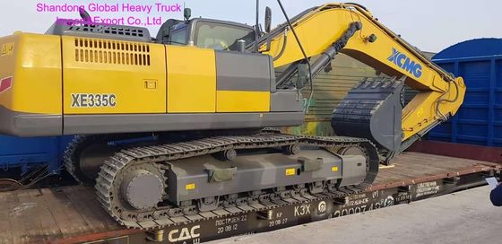 Excavatrice hydraulique sur chenilles de 33,5 tonnes de marque XCMG avec moteur haute performance pour applications intensives