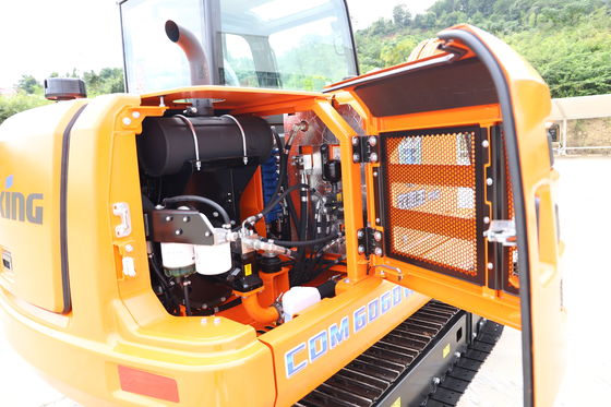 Lonking CDM6060 6 tonnes Excavateur hydraulique avec 0,5 ~ 1,0m3 capacité de seau et 15,4kw/2400rpm Puissance