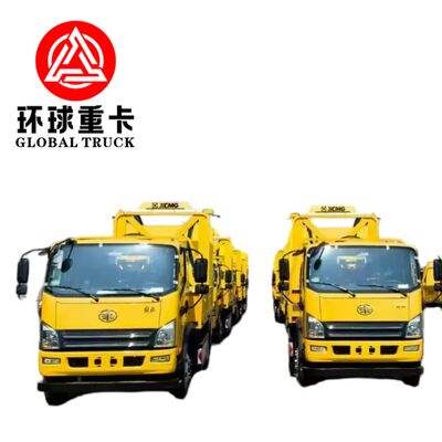 HOWO 4×2 350hp Diesel Crash Cushion Truck avec élévateur à ciseaux pour la sécurité routière et la protection des zones de construction au Nigeria