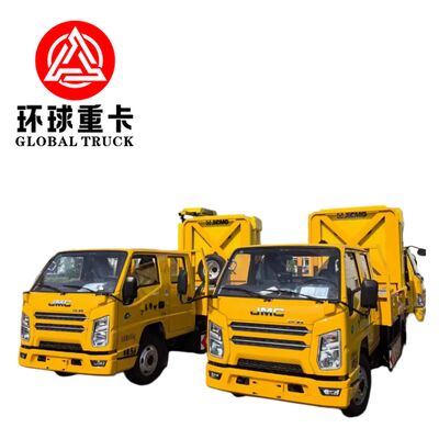 HOWO 4×2 350hp Diesel Crash Cushion Truck avec élévateur à ciseaux pour la sécurité routière et la protection des zones de construction au Nigeria