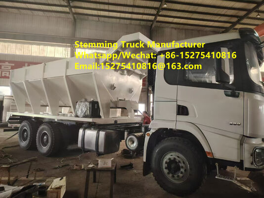 Camion de bourrage à haute efficacité le plus vendu, véhicule intelligent de remplissage de trous pour le dynamitage de grandes mines à ciel ouvert, 15 tonnes, multifonctionnel, Mongolie, Guinée, Kazakhstan, Ouzbékistan, Indonésie, Congo